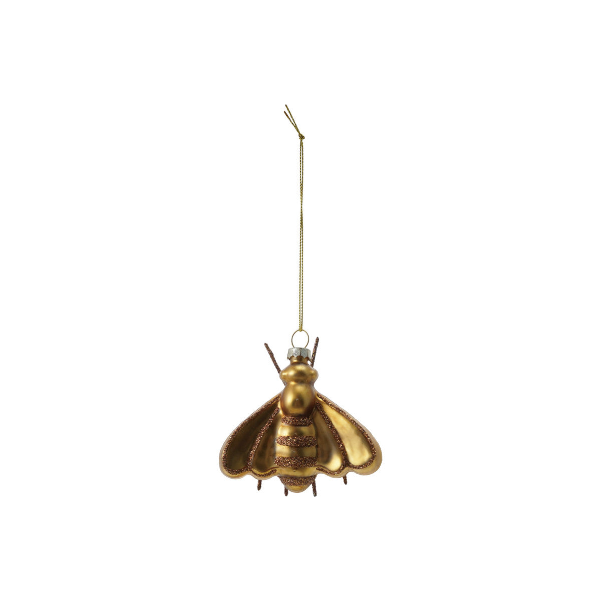 2-3/4H GLASS BEE ORNAMENT - CREATIVE COOP - Compralo en CorinneRegalos.com