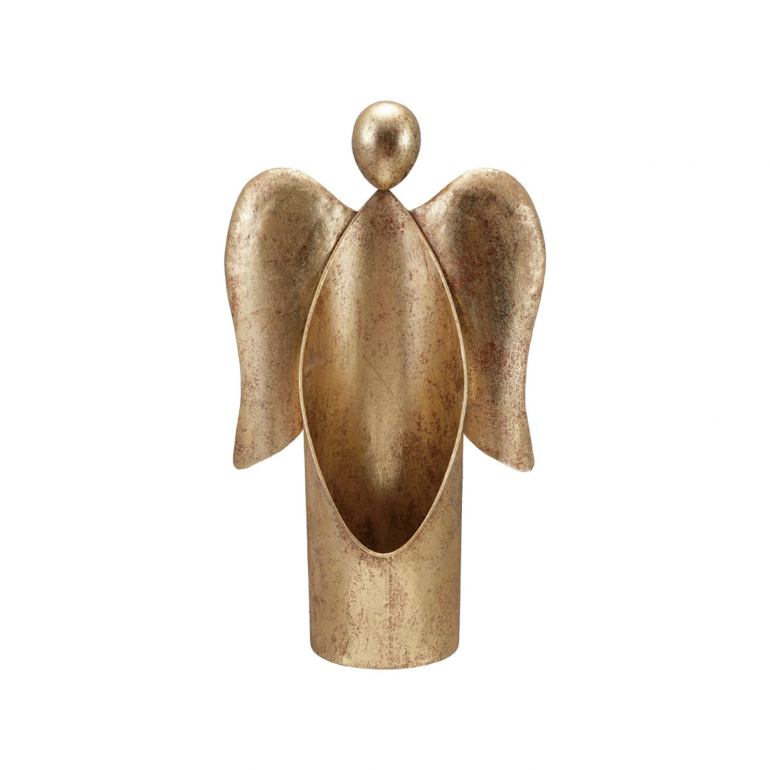 METAL ANGEL ANTIQUE GOLD FINISH - CREATIVE COOP - Compralo en CorinneRegalos.com