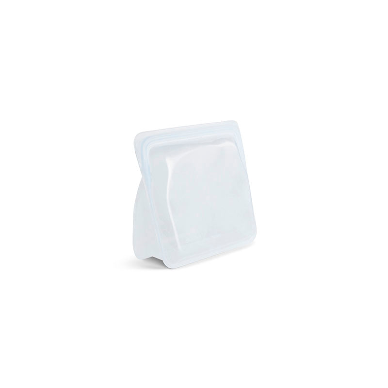 STAND UP SILICONE BAG CLEAR - QUIENES SOMOS, S.A. / STASHER - Compralo en CorinneRegalos.com