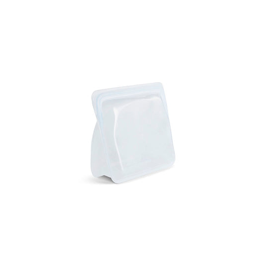 STAND UP SILICONE BAG CLEAR - QUIENES SOMOS, S.A. / STASHER - Compralo en CorinneRegalos.com