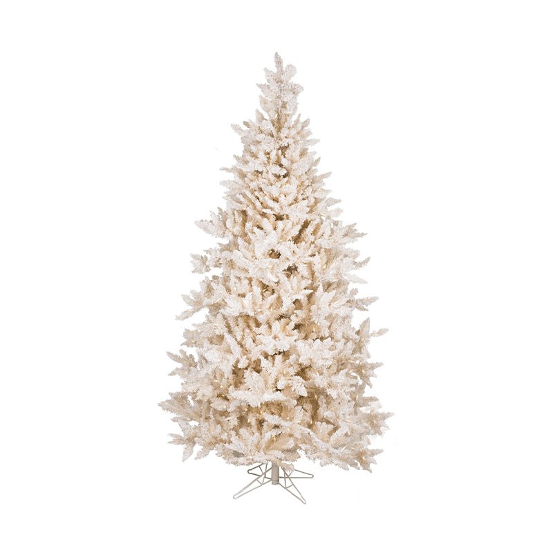 7.5' X 54 FLKD VINTAGE FIR 700LED WMWHT - VICKERMAN COMPANY - Compralo en CorinneRegalos.com
