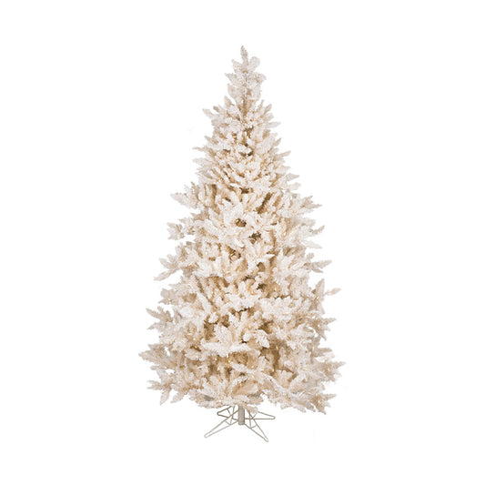 7.5' X 54 FLKD VINTAGE FIR 700LED WMWHT - VICKERMAN COMPANY - Compralo en CorinneRegalos.com