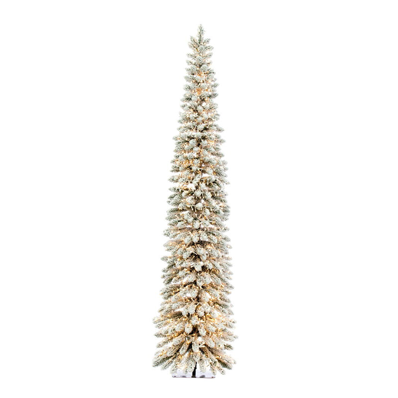 7.5' X 22 SNOWY FLOCKED ALPINE 1980WW - VICKERMAN COMPANY - Compralo en CorinneRegalos.com