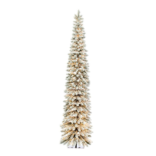 7.5' X 22 SNOWY FLOCKED ALPINE 1980WW - VICKERMAN COMPANY - Compralo en CorinneRegalos.com