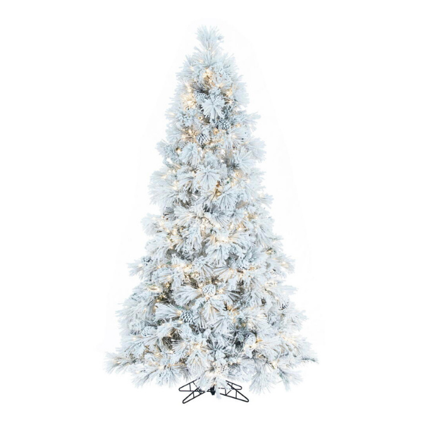 7.5' X 49 FLOCKED ATKA PINE 3MM 950WW - VICKERMAN COMPANY - Compralo en CorinneRegalos.com
