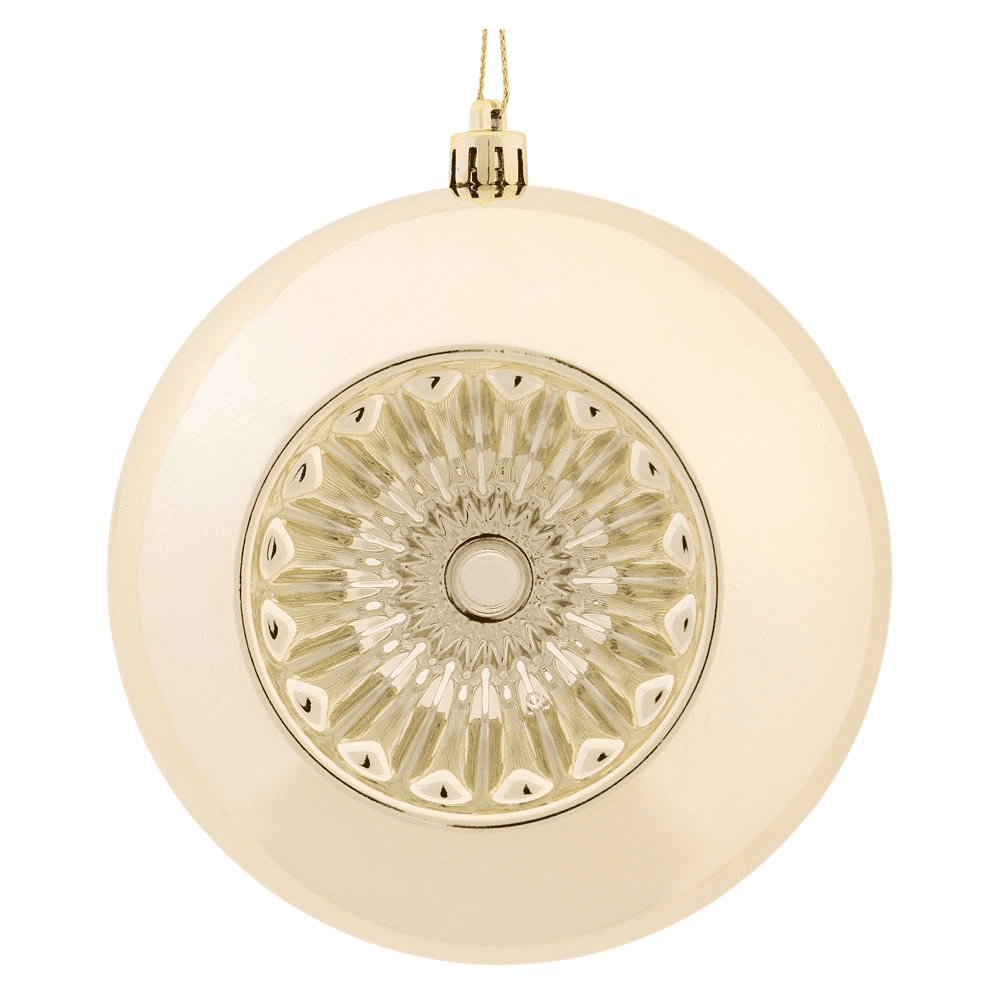 4.75 INCH CHAMPAGNE SHY STAR BRITE BALL - VICKERMAN COMPANY - Compralo en CorinneRegalos.com