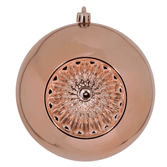4.75 INCH ROSE GOLD SHY STAR BRITE BALL - VICKERMAN COMPANY - Compralo en CorinneRegalos.com