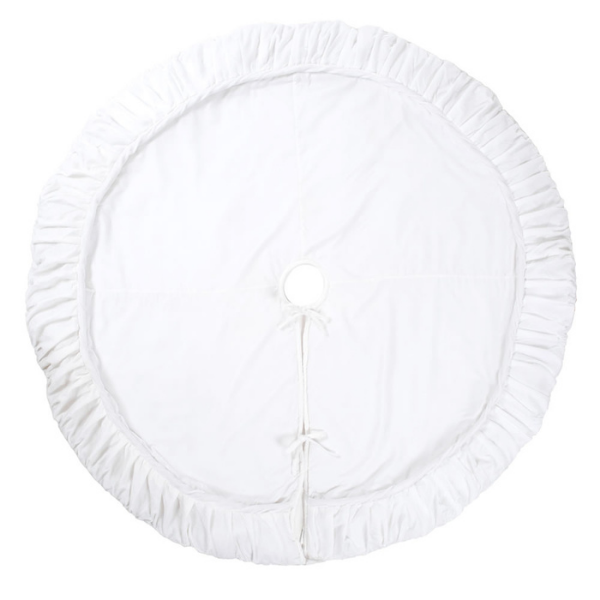 72 PLUSH WHITE VELVET TREESKIRT - VICKERMAN COMPANY - Compralo en CorinneRegalos.com