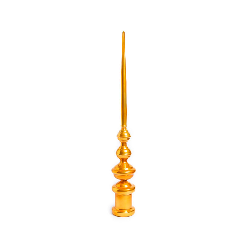 [2/6] 35 INCH GOLD GLASS FINIAL - K&K INTERIORS - Compralo en CorinneRegalos.com