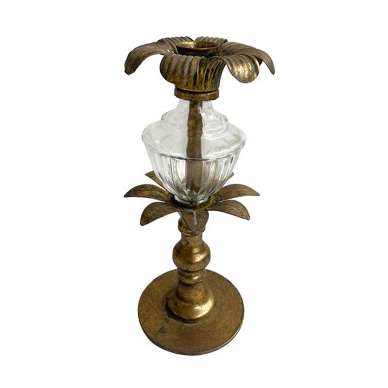 METAL AND GLASS CH ANTIQUE GOLD H24,5CM - SHISHI - Compralo en CorinneRegalos.com