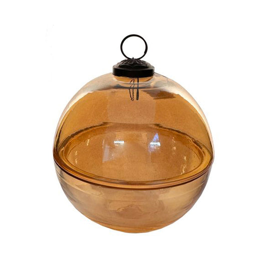 GLASS BALL JAR GOLD LUSTERED D10CM - SHISHI - Compralo en CorinneRegalos.com