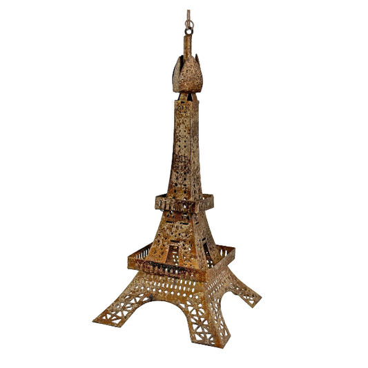 Metal Eiffel tower ornament antique gold - SHISHI - Compralo en CorinneRegalos.com