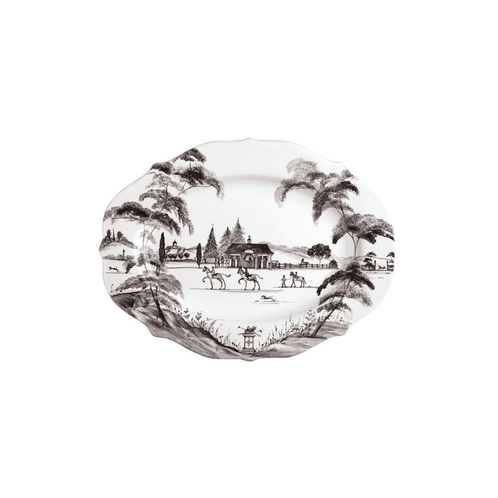 MD SERVING PLATTER CE FLINT 15 L STABLE - JULISKA - Compralo en CorinneRegalos.com