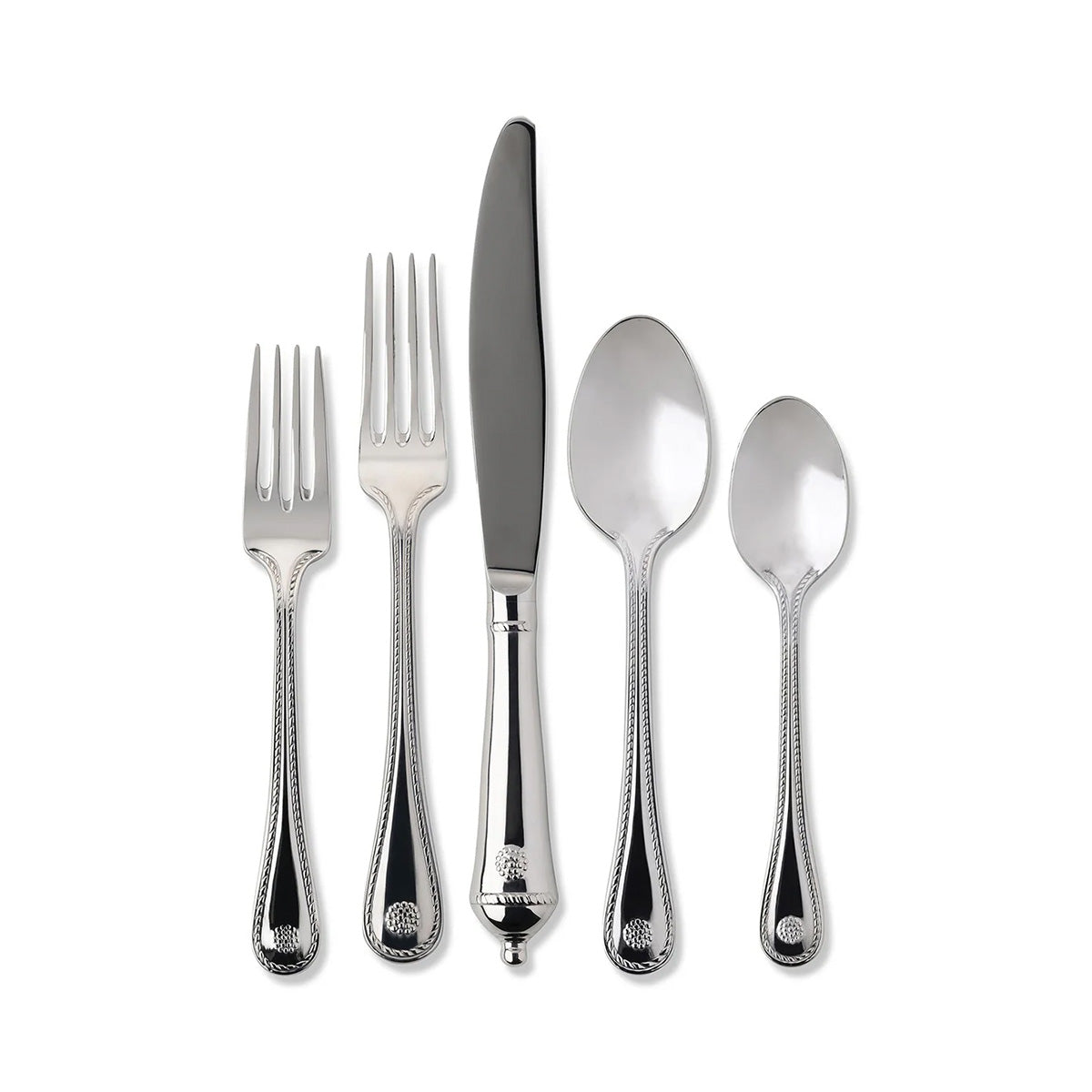BERRY & THREAD 5PC PLACE SETTING - POLISHED - JULISKA - Compralo en CorinneRegalos.com