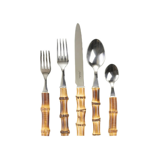 NATURAL BAMBOO 5PC PLACE SETTING BAMBOO 5PC PLACE SETTING - JULISKA - Compralo en CorinneRegalos.com