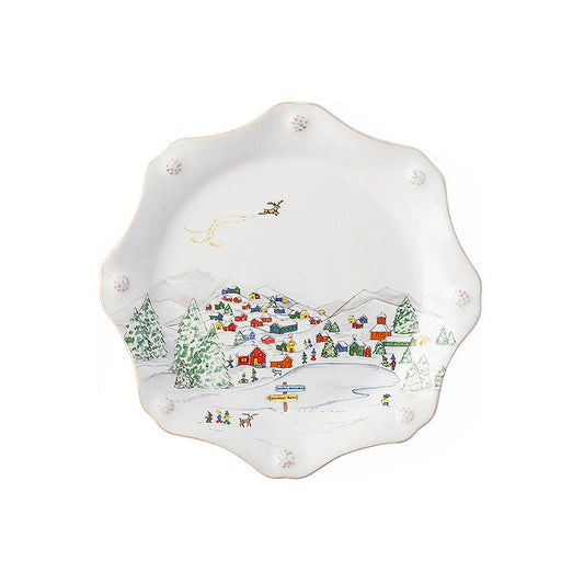 BERRY & THREAD NORTH POLE DESSERT/SALAD PLATE - JULISKA - Compralo en CorinneRegalos.com