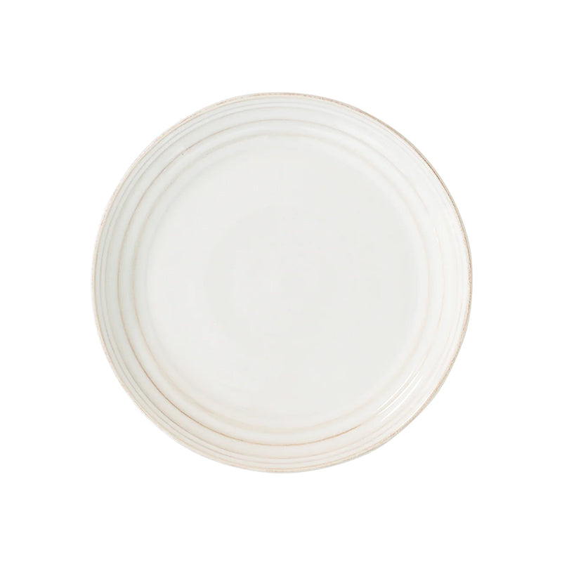 BILBAO WHITEWASH DESSERT/SALAD PLATE BILBAO DESSERT PLATE- WHITEWASH - JULISKA - Compralo en CorinneRegalos.com