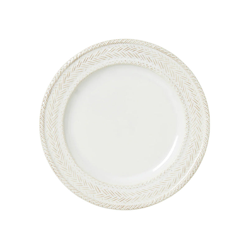 LE PANIER WHITEWASH DESSERT/SALAD PLATE LE PANIER DESSERT SALAD PLATE WHITEWASH - JULISKA - Compralo en CorinneRegalos.com