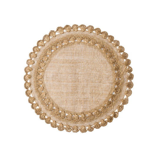ISADORA GOLD PLACEMAT - GOLD - JULISKA - Compralo en CorinneRegalos.com