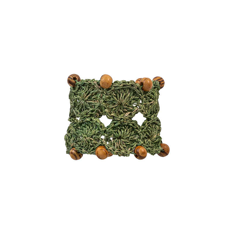 MACRAME GREEN NAPKIN RING  MACRAME - JULISKA - Compralo en CorinneRegalos.com