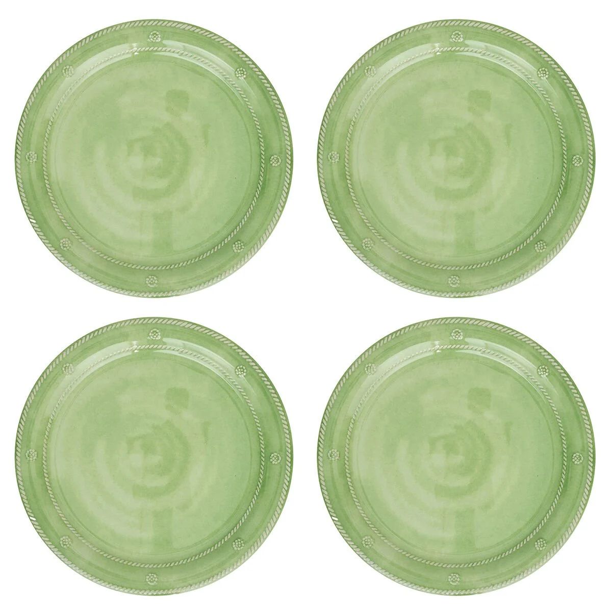 BERRY & THREAD MELAMINE DINNER PLATE SET/4 - SEAGRASS - JULISKA - Compralo en CorinneRegalos.com