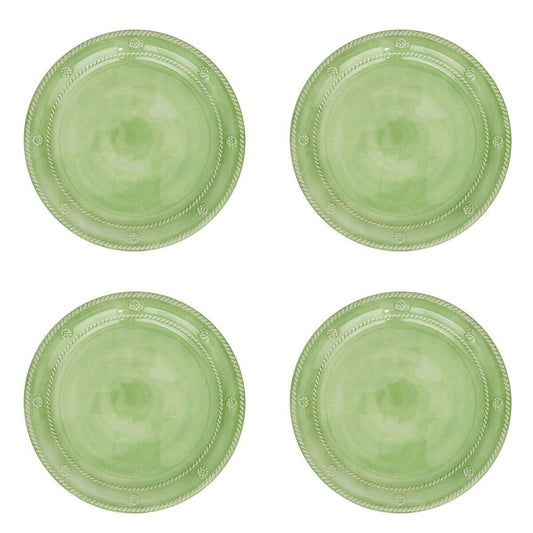 BERRY & THREAD MELAMINE DESSERT/SALAD PLATE SET/4 - SEAGRASS - JULISKA - Compralo en CorinneRegalos.com