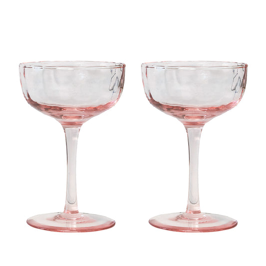PURO COCKTAIL COUPE SET/2 - BLUSH - JULISKA - Compralo en CorinneRegalos.com