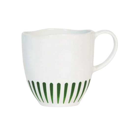 SITIO STRIPE MUG - BASIL - JULISKA - Compralo en CorinneRegalos.com