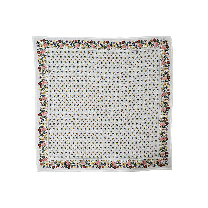 MIRABELLE MULTI LINEN 54 SQUARE TABLECLOTH MIRABELLE TABLECLOTH 54 MULTI - JULISKA - Compralo en CorinneRegalos.com