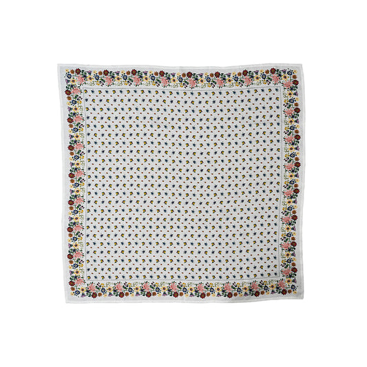 MIRABELLE MULTI LINEN 54 SQUARE TABLECLOTH MIRABELLE TABLECLOTH 54 MULTI - JULISKA - Compralo en CorinneRegalos.com