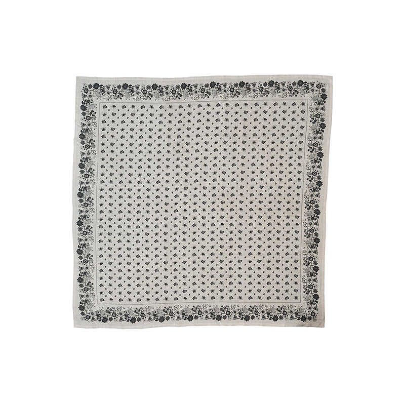 MIRABELLE NOIR LINEN 54 SQUARE TABLECLOTH MIRABELLE TABLECLOTH 54 NOIR - JULISKA - Compralo en CorinneRegalos.com