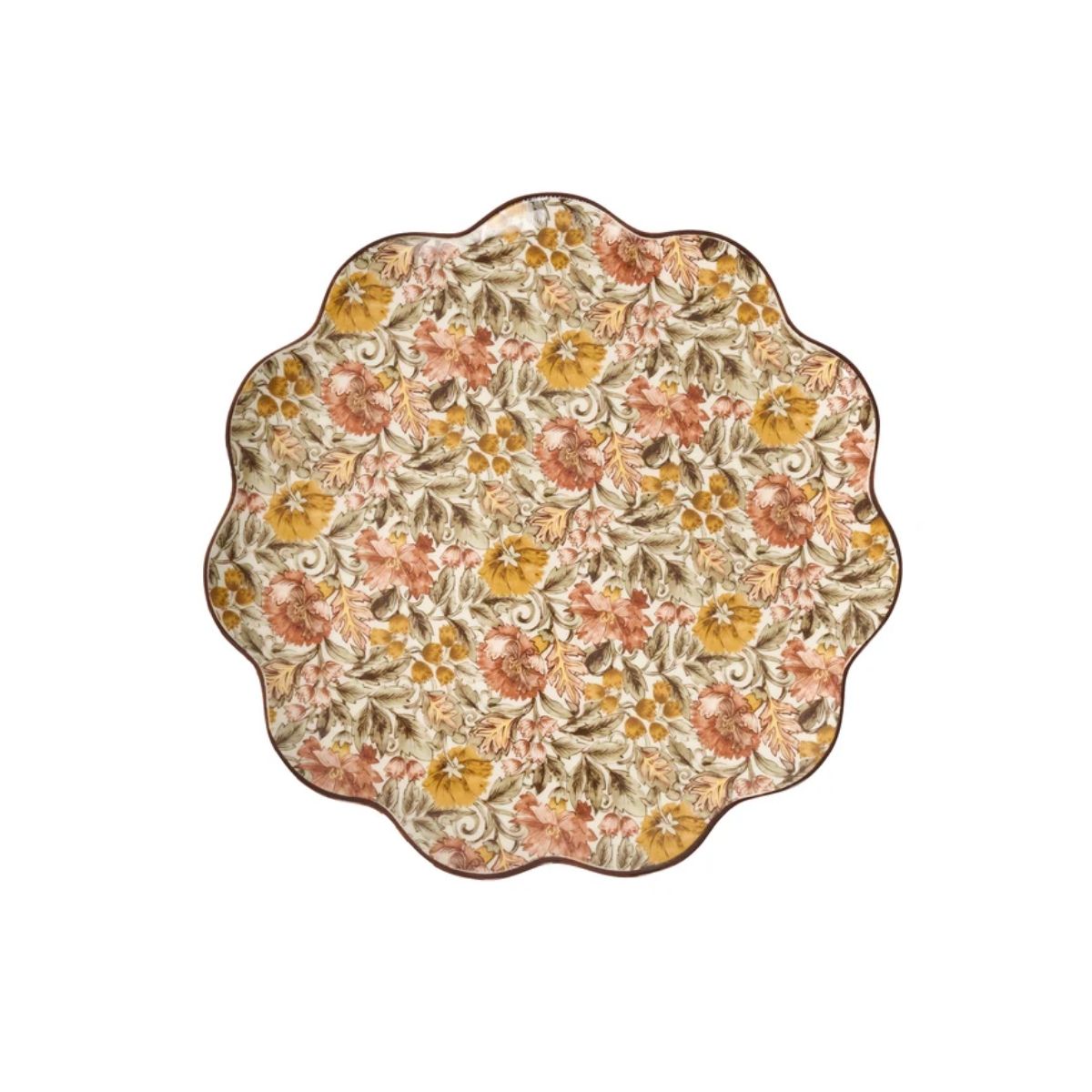 Willa Charger/Platter - Amber - JULISKA - Compralo en CorinneRegalos.com