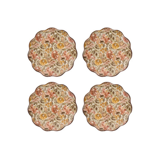 Willa Cocktail Plate Set/4 - Amber - JULISKA - Compralo en CorinneRegalos.com