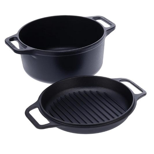 COMBO COOKER 6QT/26 CM ESMALTADA - NEGRO MATE