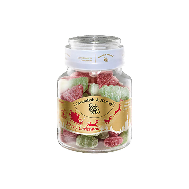 CH MERRY CHRISTMAS JAR - DULCES NAVIDEÑOS DE CEREZA Y MANZANA VERDA - Calvbrunnen - Compralo en CorinneRegalos.com