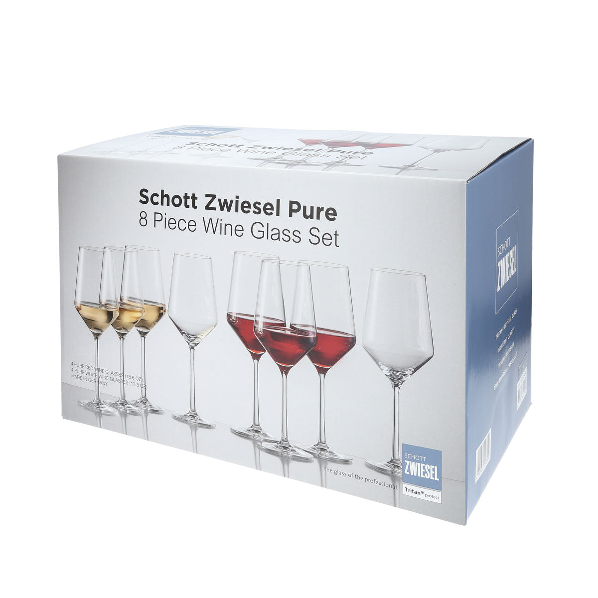 PURE 8PC WINE SET (4PCS SIZE 1 & 4PCS SIZE 0) - FORTESSA - Compralo en CorinneRegalos.com