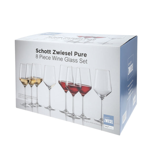 PURE 8PC WINE SET (4PCS SIZE 1 & 4PCS SIZE 0) - FORTESSA - Compralo en CorinneRegalos.com