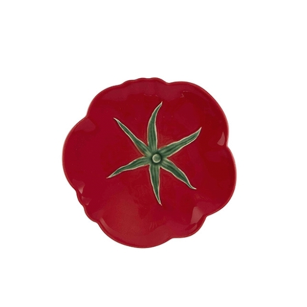 DESSERT PLATE 21 TOMATO - BORDALLO PINHEIRO - Compralo en CorinneRegalos.com