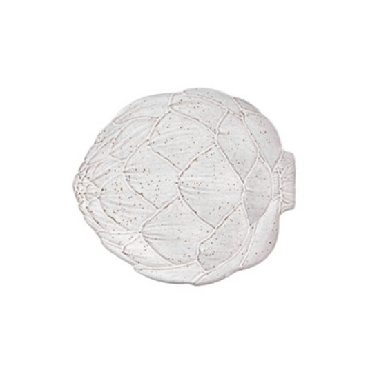 PLATO LLANO ALCACHOFRA 31.5 CM BLANCO - BORDALLO PINHEIRO - Compralo en CorinneRegalos.com