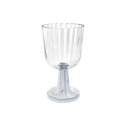 GOBLET ANTIQUE WHITE STEM - BORDALLO PINHEIRO - Compralo en CorinneRegalos.com
