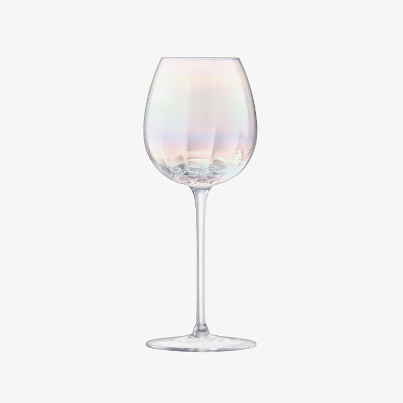 PEARL WHITE WINE GLASS 325ML MOTHER OF PEARL X 2 - LSA INTERNATIONAL - Compralo en CorinneRegalos.com
