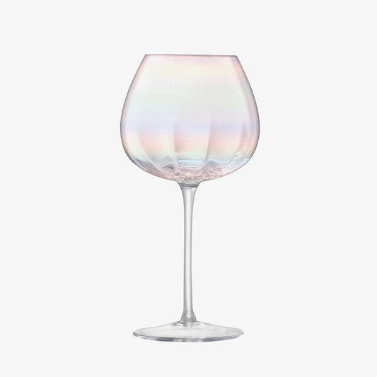 PEARL RED WINE GLASS 460ML MOTHER OF PEARL X 2 - LSA INTERNATIONAL - Compralo en CorinneRegalos.com