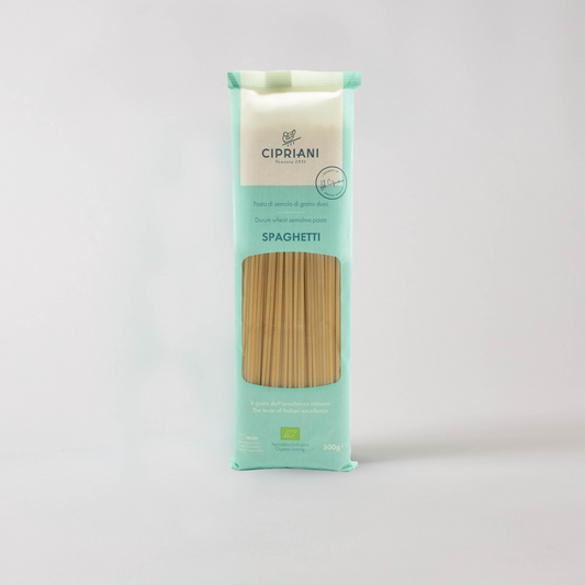 SPAGHETTI ORGANIC DURUM WHEAT PASTA 500G - CIPRIANI - Compralo en CorinneRegalos.com