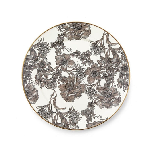 STERLING ENGLISH GARDEN ENAMEL CHARGER/PLATE - MACKENZIE-CHILDS - Compralo en CorinneRegalos.com