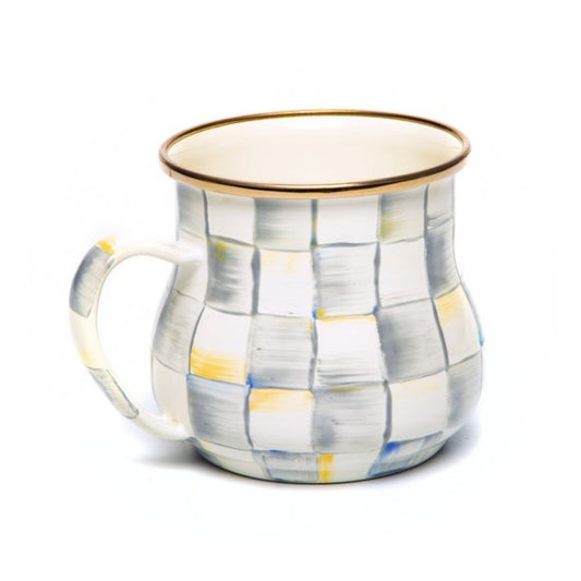 STERLING CHECK MUG - MACKENZIE-CHILDS - Compralo en CorinneRegalos.com