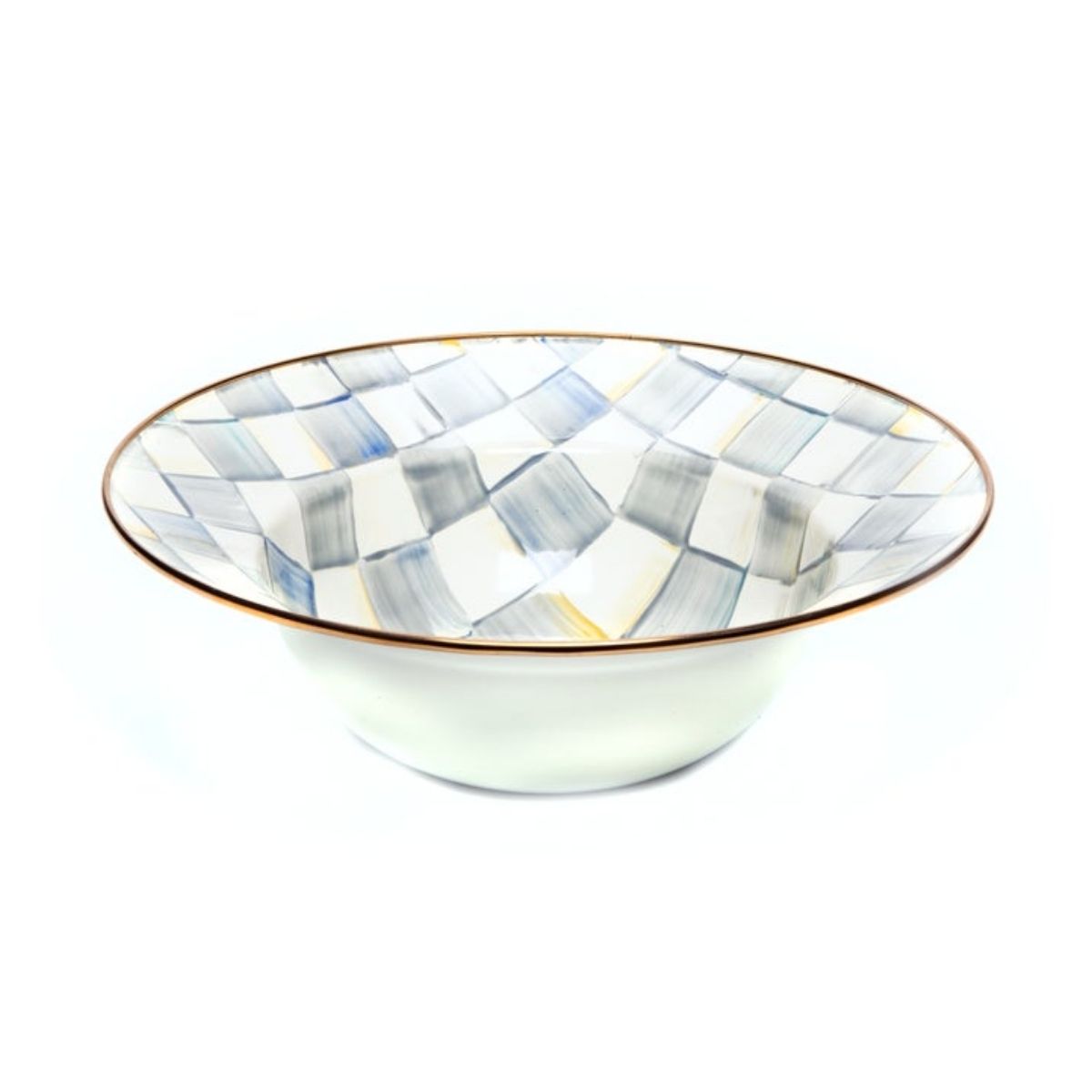 STERLING CHECK SERVING BOWL - MACKENZIE-CHILDS - Compralo en CorinneRegalos.com