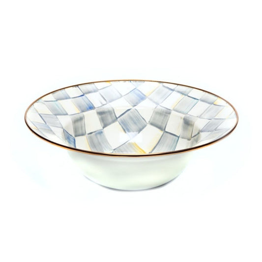 STERLING CHECK SERVING BOWL - MACKENZIE-CHILDS - Compralo en CorinneRegalos.com