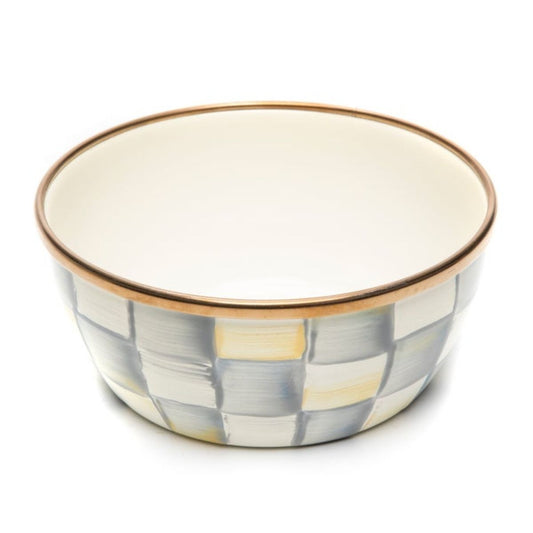 STERLING CHECK PINCH BOWL - MACKENZIE-CHILDS - Compralo en CorinneRegalos.com