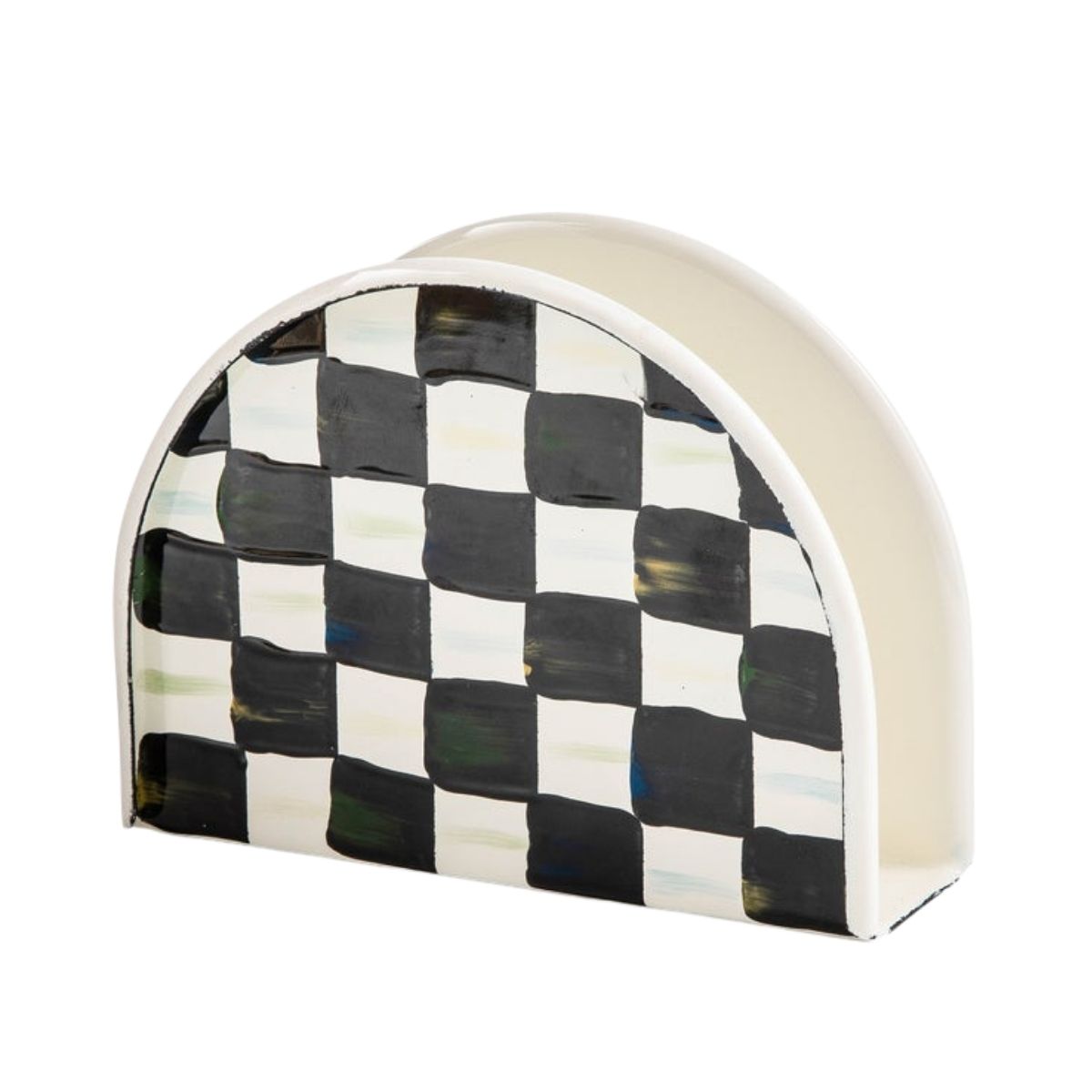 COURTLY CHECK NAPKIN HOLDER - MACKENZIE-CHILDS - Compralo en CorinneRegalos.com