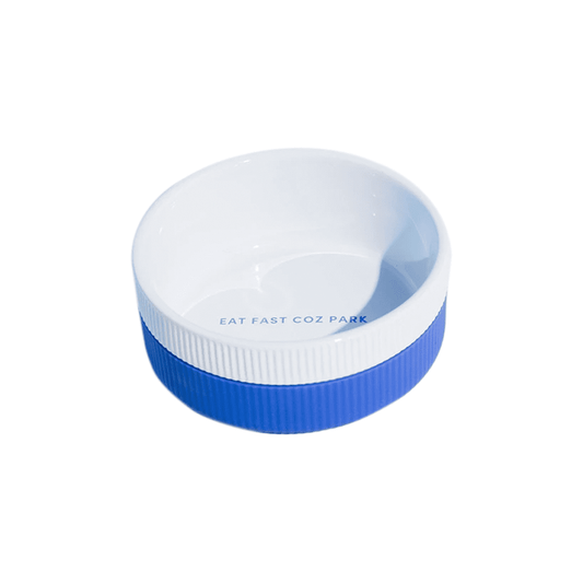 CUENCO DE CERAMICA PARA PERRO COLOR AZUL GRANDE - GUMMI PETS - Compralo en CorinneRegalos.com